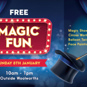 Free Magic Fun at St Helena Marketplace!