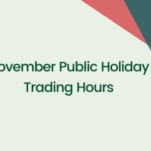 November Public Holiday Trading Hours